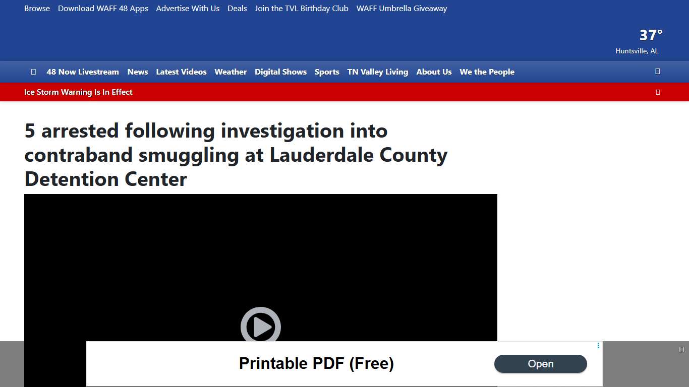 5 arrested following investigation into contraband smuggling at Lauderdale County Detention Center